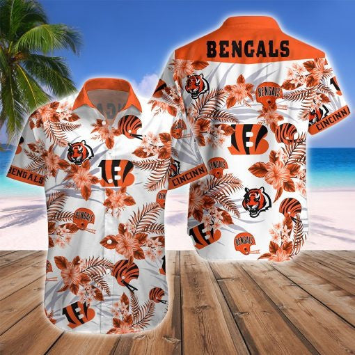 Cincinnati Bengals 2 (38) Personalized Hawaiian Button down shirt