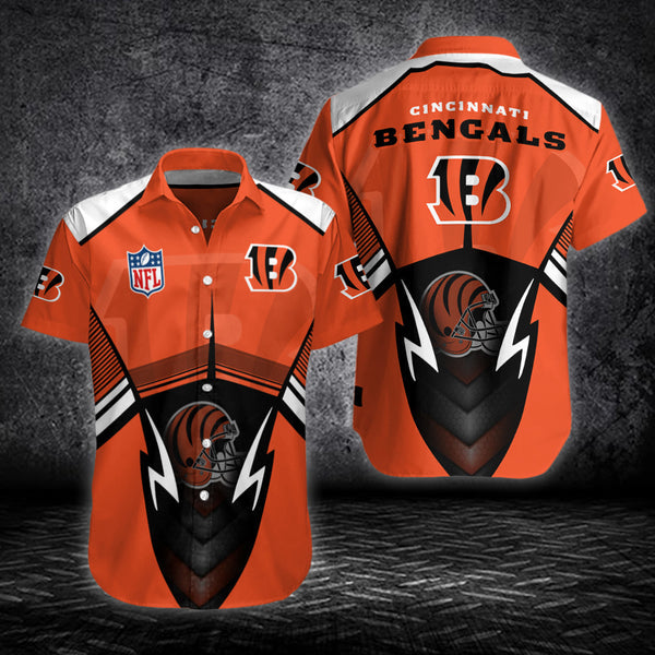 Cincinnati Bengals 2 (40) Personalized Hawaiian Button down shirt