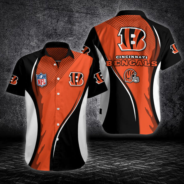 Cincinnati Bengals 2 (42) Personalized Hawaiian Button down shirt