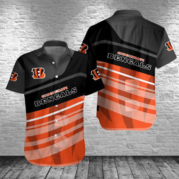 Cincinnati Bengals 2 (48) Personalized Hawaiian Button down shirt