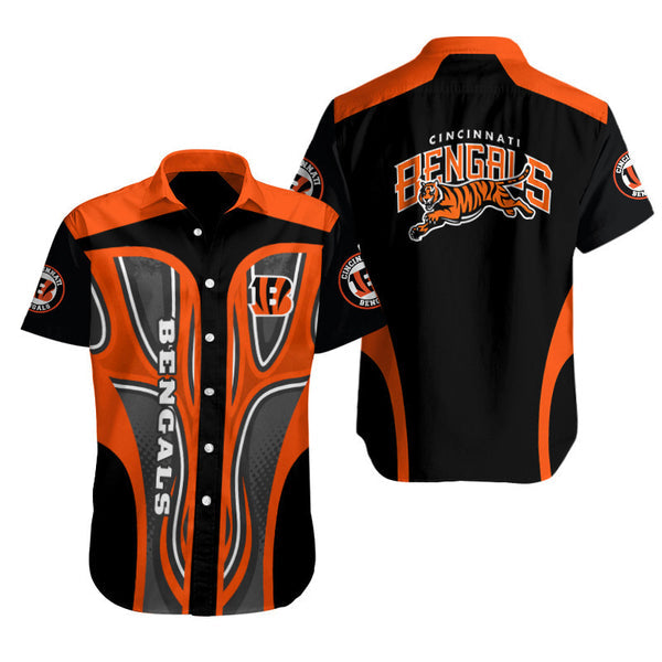 Cincinnati Bengals 2 (57) Personalized Hawaiian Button down shirt