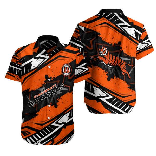Cincinnati Bengals 2 (61) Personalized Hawaiian Button down shirt
