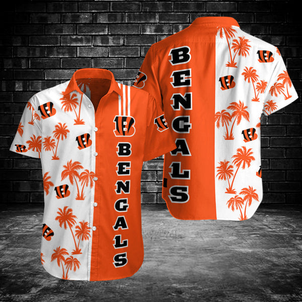 Cincinnati Bengals 2 (30) Personalized Hawaiian Button down shirt