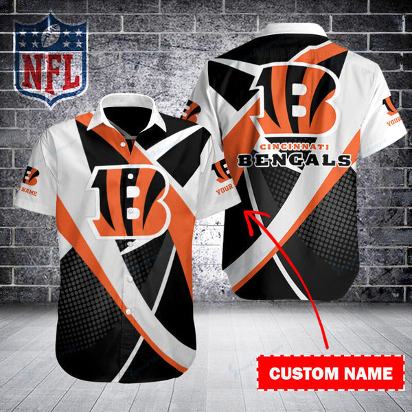 Cincinnati Bengals 2 (69) Personalized Hawaiian Button down shirt
