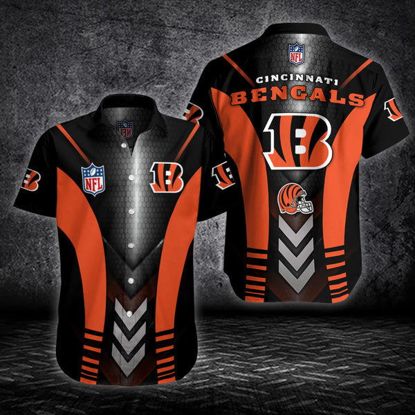 Cincinnati Bengals 2 (96) Personalized Hawaiian Button down shirt