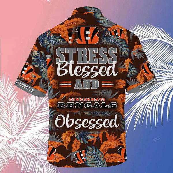 Cincinnati Bengals 2 (98) Personalized Hawaiian Button down shirt