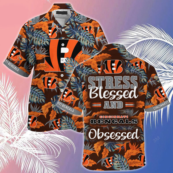 Cincinnati Bengals 2 (98) Personalized Hawaiian Button down shirt