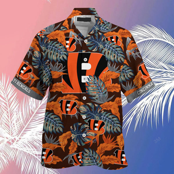 Cincinnati Bengals 2 (98) Personalized Hawaiian Button down shirt