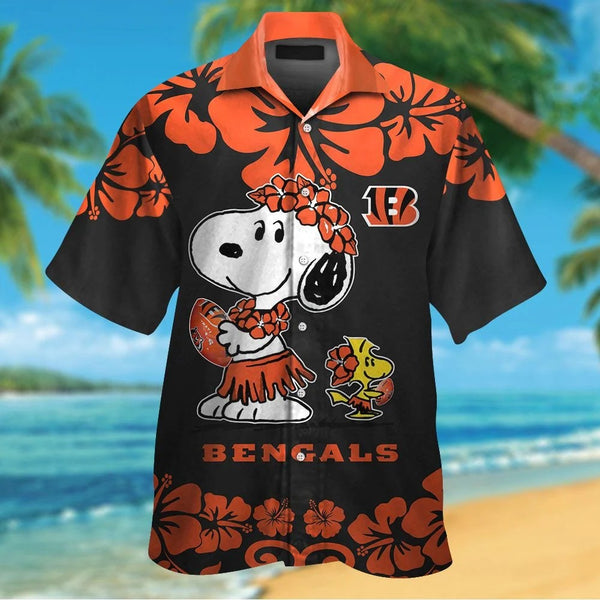 Cincinnati Bengals 2 (105) Personalized Hawaiian Button down shirt