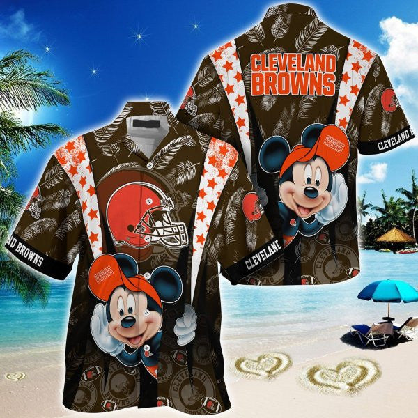 Cleveland Browns 2 (15) Personalized Hawaiian Button down shirt