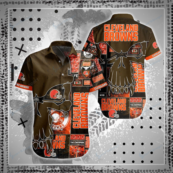 Cleveland Browns 2 (24) Personalized Hawaiian Button down shirt