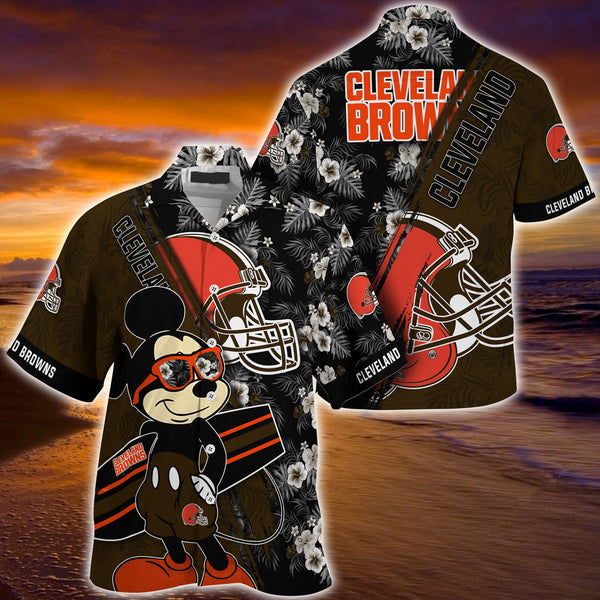 Cleveland Browns 2 (26) Personalized Hawaiian Button down shirt