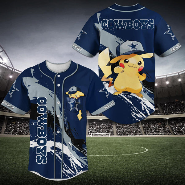 Dallas Cowboys Personalized Baseball Jersey 038