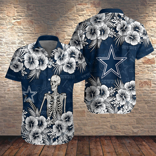 Dallas Cowboys 2 (52) Personalized Hawaiian Button down shirt