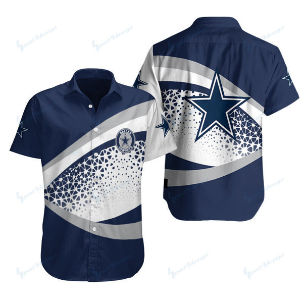 Dallas Cowboys 2 (55) Personalized Hawaiian Button down shirt