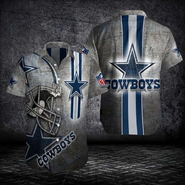 Dallas Cowboys 2 (56) Personalized Hawaiian Button down shirt