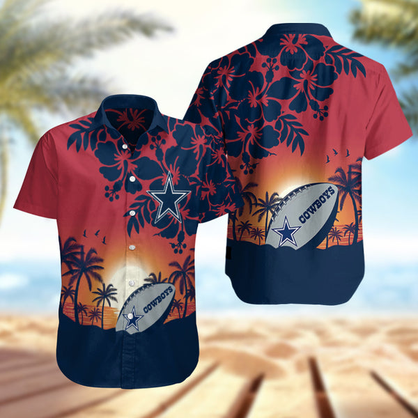 Dallas Cowboys 2 (73) Personalized Hawaiian Button down shirt