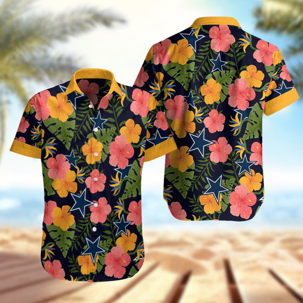 Dallas Cowboys 2 (74) Personalized Hawaiian Button down shirt