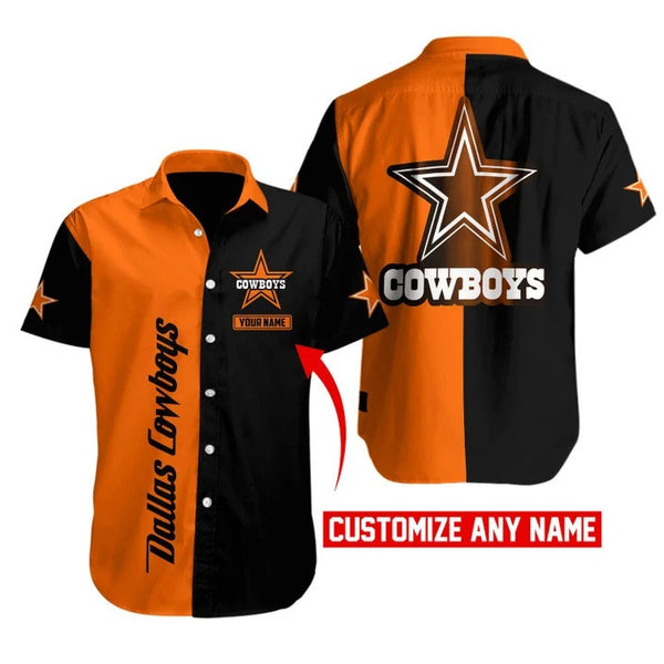 Dallas Cowboys 2 (76) Personalized Hawaiian Button down shirt