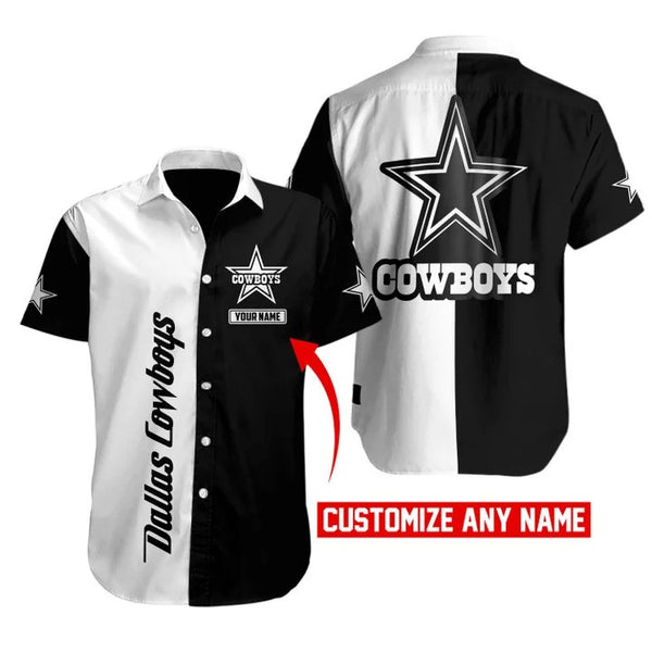 Dallas Cowboys 2 (76) Personalized Hawaiian Button down shirt