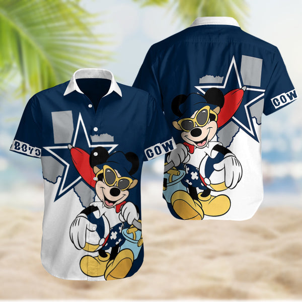 Dallas Cowboys 2 (80) Personalized Hawaiian Button down shirt