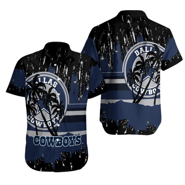 Dallas Cowboys 2 (82) Personalized Hawaiian Button down shirt