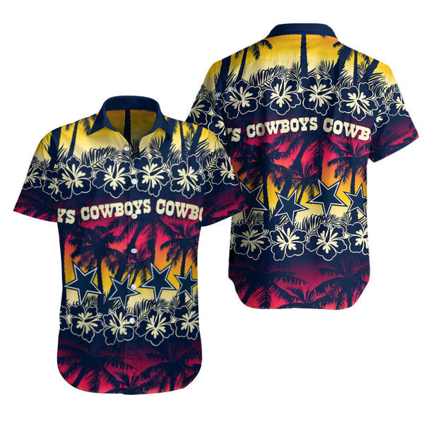 Dallas Cowboys 2 (84) Personalized Hawaiian Button down shirt