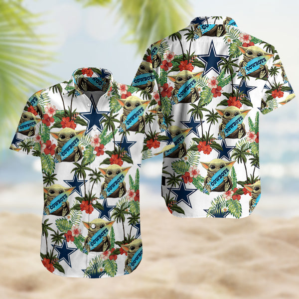 Dallas Cowboys 2 (85) Personalized Hawaiian Button down shirt