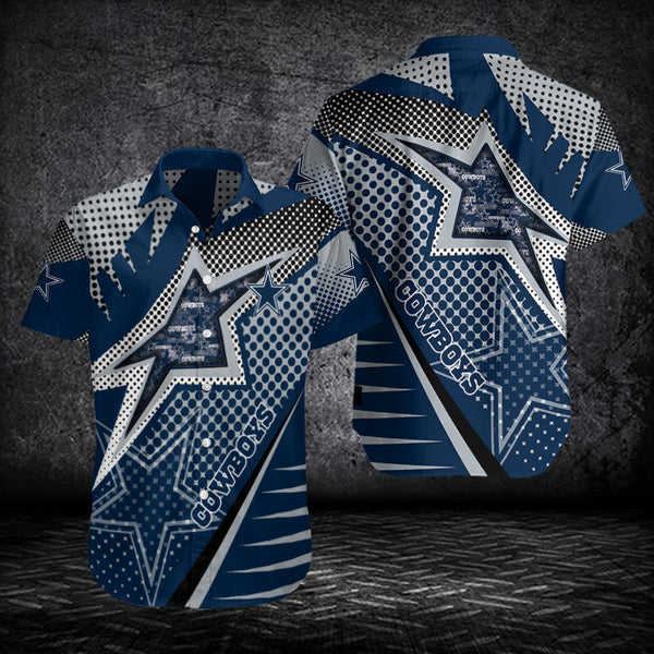 Dallas Cowboys 2 (90) Personalized Hawaiian Button down shirt