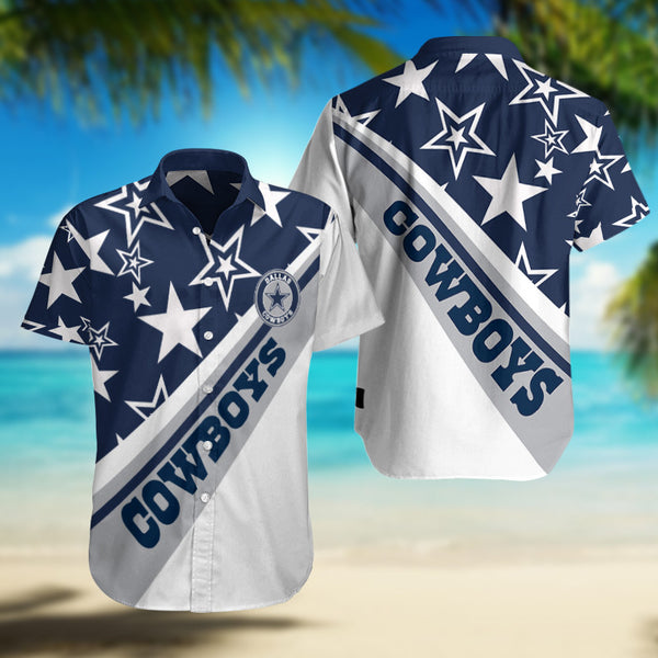 Dallas Cowboys 2 (92) Personalized Hawaiian Button down shirt