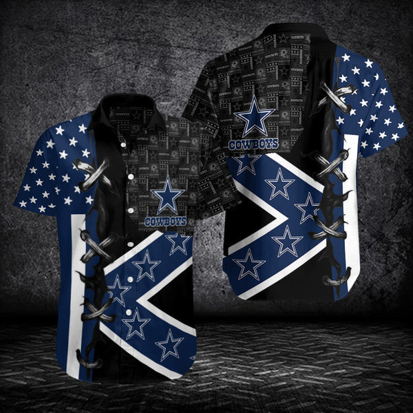 Dallas Cowboys 2 (95) Personalized Hawaiian Button down shirt
