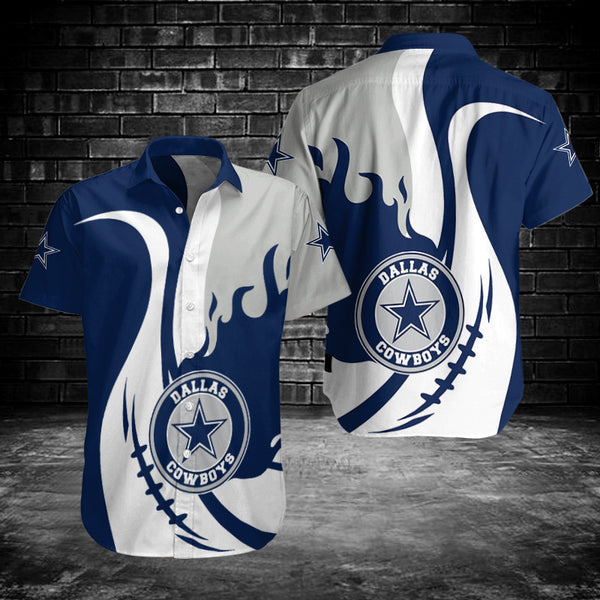 Dallas Cowboys 2(99) Personalized Hawaiian Button down shirt