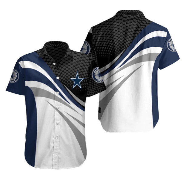 Dallas Cowboys 2 (102) Personalized Hawaiian Button down shirt