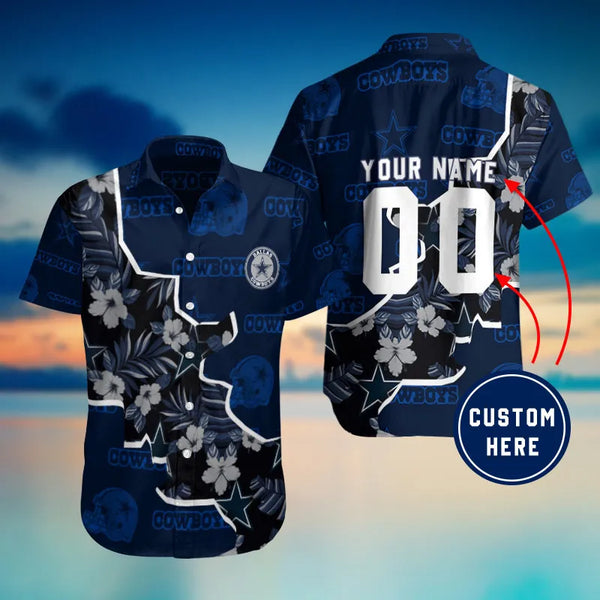 Dallas Cowboys 2 (108) Personalized Hawaiian Button down shirt