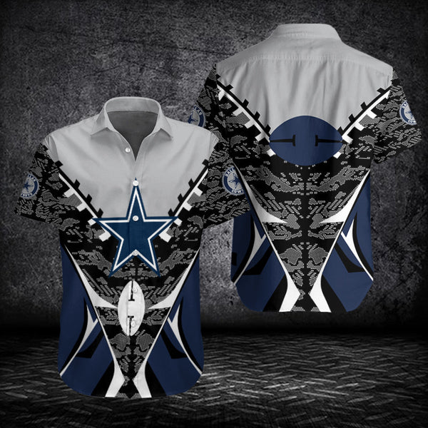 Dallas Cowboys 2 (110) Personalized Hawaiian Button down shirt