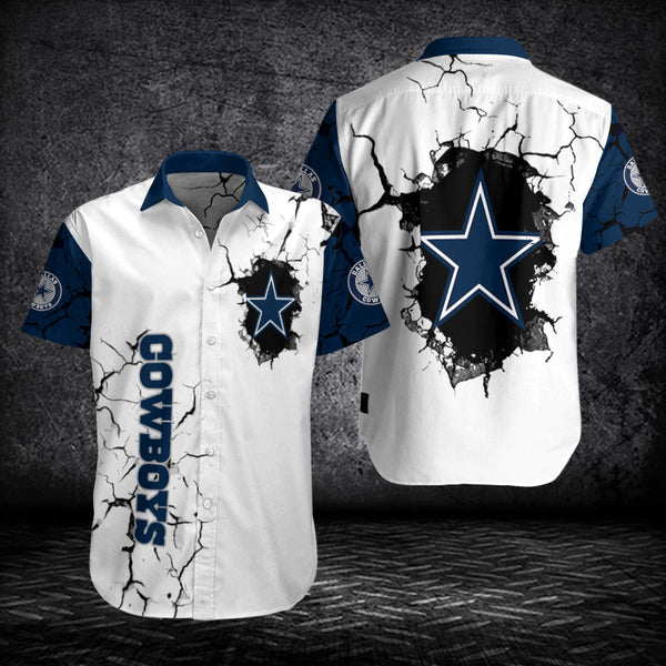 Dallas Cowboys 2 (121) Personalized Hawaiian Button down shirt