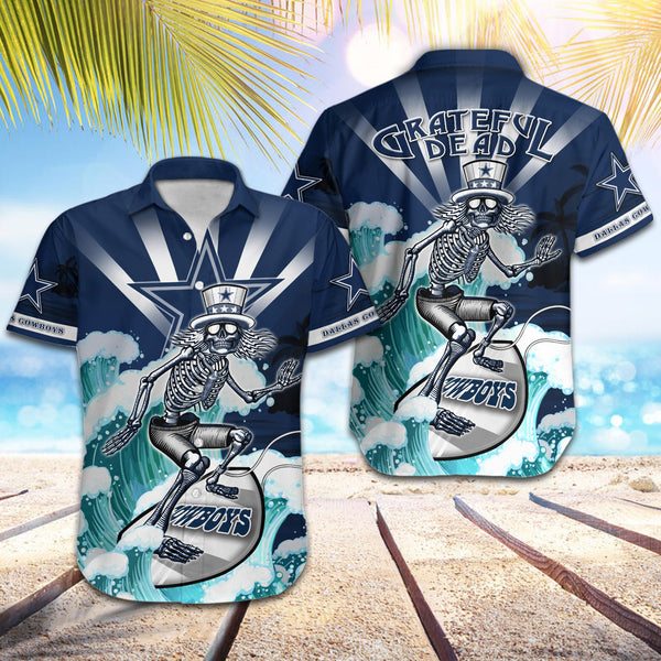 Dallas Cowboys 2 (122) Personalized Hawaiian Button down shirt