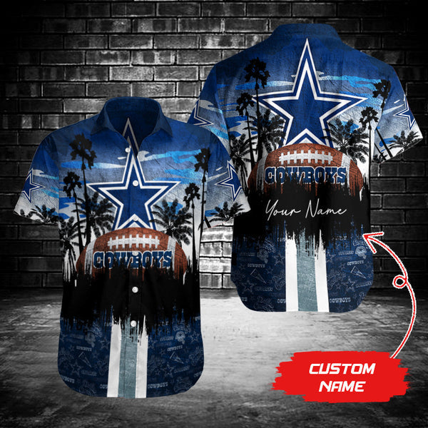Dallas Cowboys 2 (123) Personalized Hawaiian Button down shirt