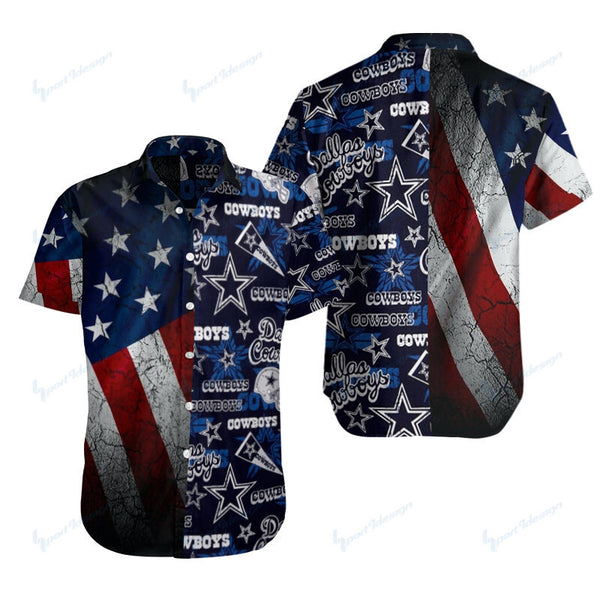 Dallas Cowboys 2 (132) Personalized Hawaiian Button down shirt