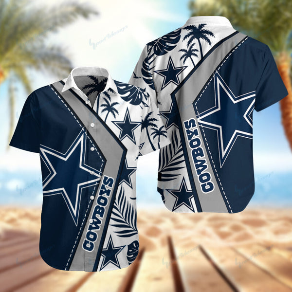 Dallas Cowboys 2 (129) Personalized Hawaiian Button down shirt