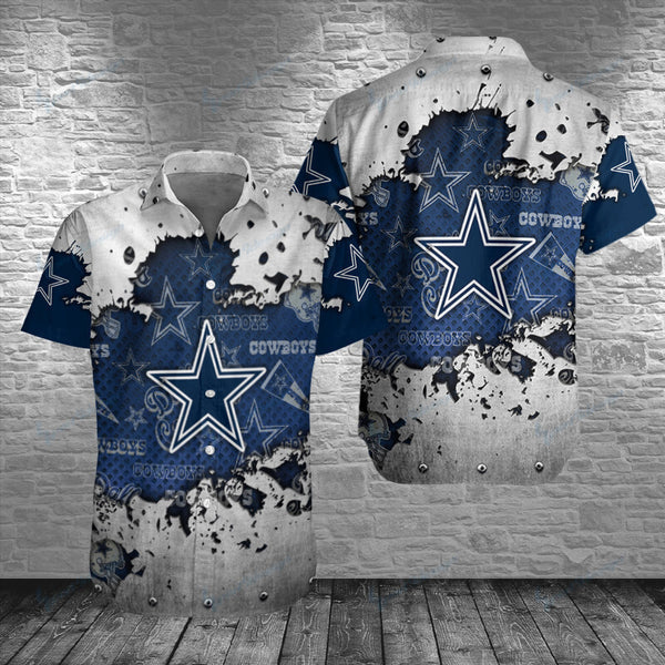 Dallas Cowboys 2 (145) Personalized Hawaiian Button down shirt