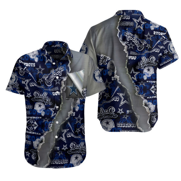 Dallas Cowboys 2 (169) Personalized Hawaiian Button down shirt