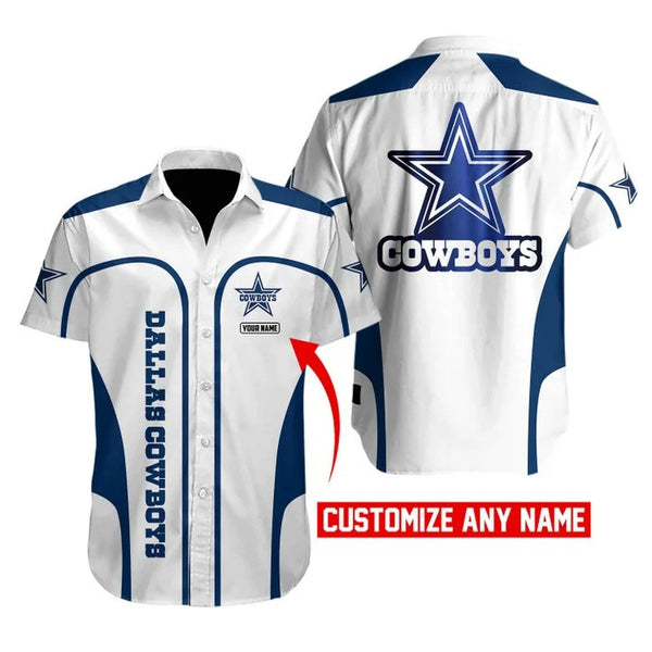 Dallas Cowboys 2 (196) Personalized Hawaiian Button down shirt