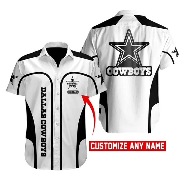 Dallas Cowboys 2 (196) Personalized Hawaiian Button down shirt