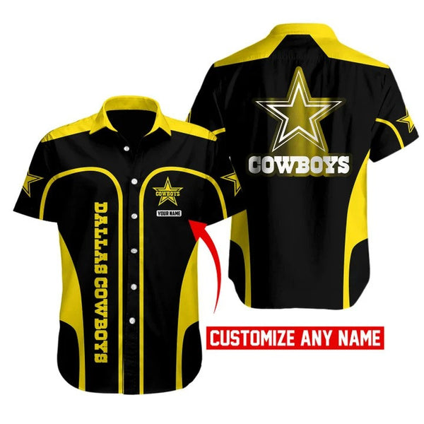 Dallas Cowboys 2 (196) Personalized Hawaiian Button down shirt