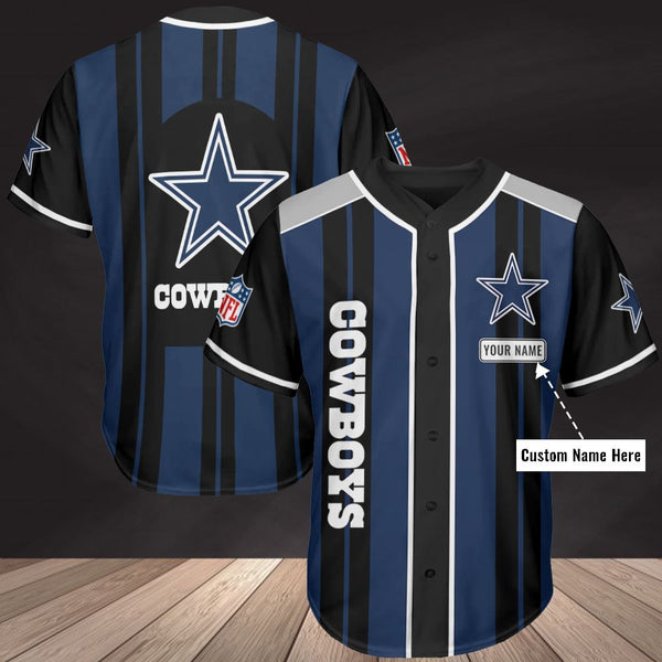 Dallas Cowboys Personalized Baseball Jersey 041