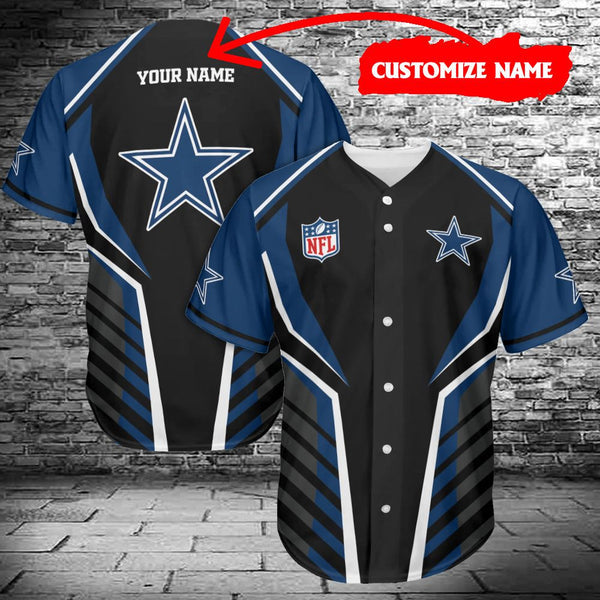 Dallas Cowboys Personalized Baseball Jersey 051