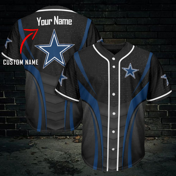 Dallas Cowboys Personalized Baseball Jersey 053