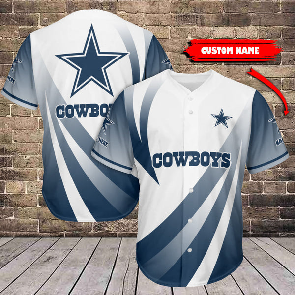 Dallas Cowboys Personalized Baseball Jersey 091