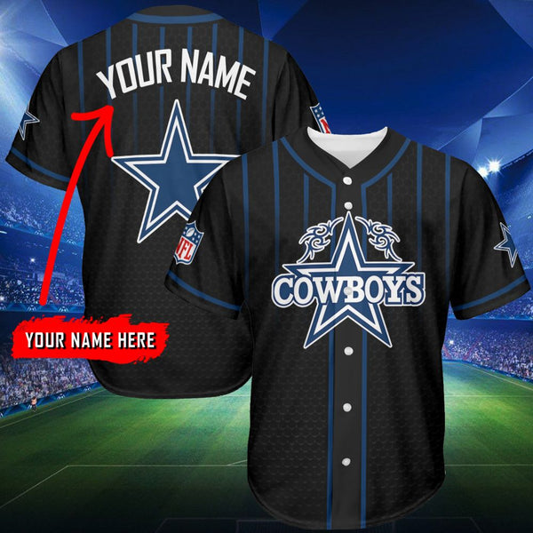 Dallas Cowboys Personalized Baseball Jersey 103